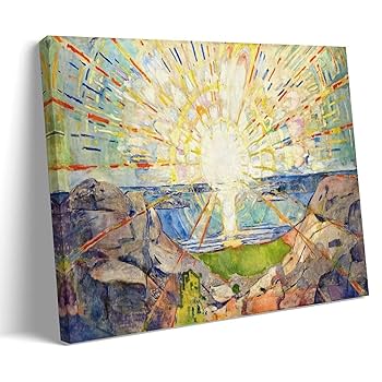 Amazon.co.jp: 「太陽」、1909年、Edvard Munch エドヴァルド